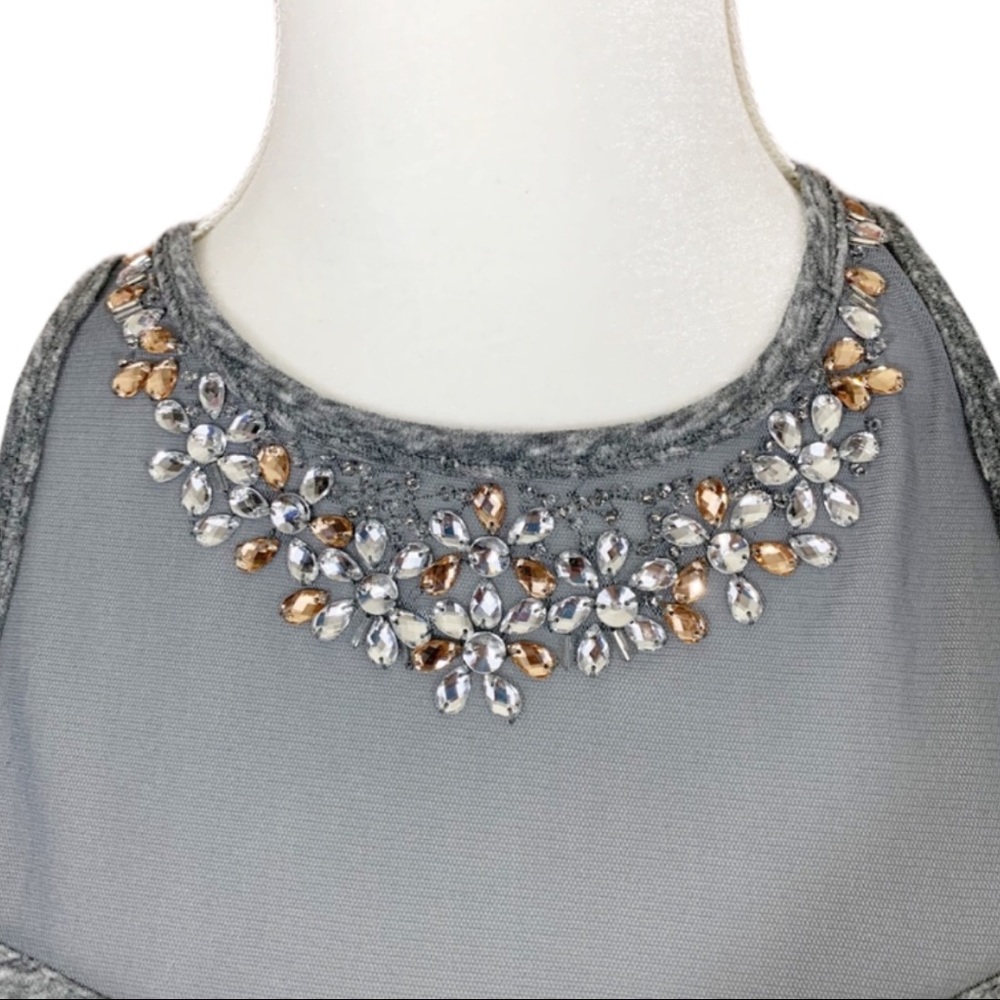 🎀 Hollister Cali- Gray Sheer Halter Tank - Picture 4 of 8
